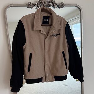 Native Youth Two-Tone Bomber Jacket